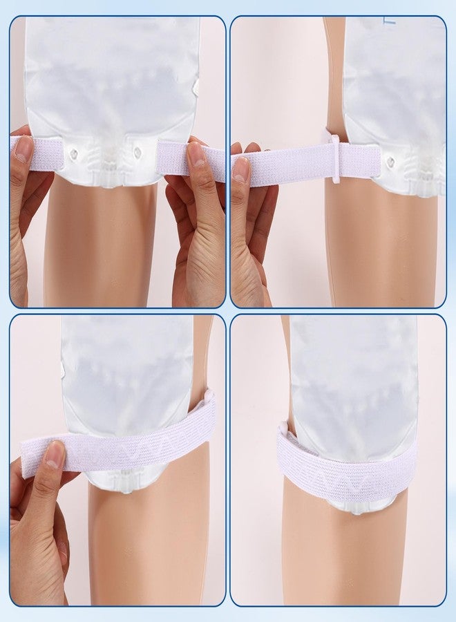 Sinbana 6 Pcs Catheter Leg Bag Straps, Adjustable Anti-Slip Catheter Holder Post-Surgery Urinary Drainage Bag Leg Band Supplies for Secure Tube Stabilization and Comfortable Wear - Image 5